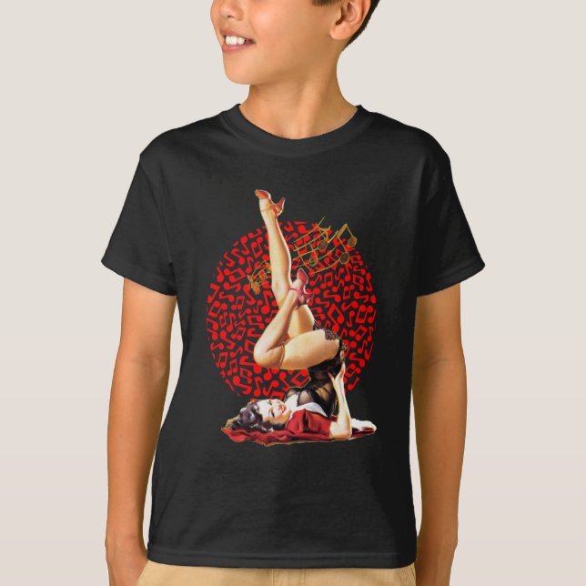 Rockabilly gudinna II T Shirt (Framsida)