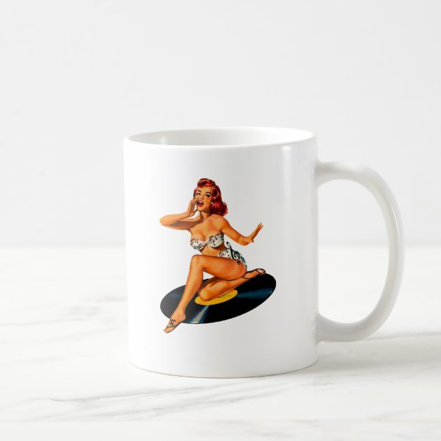 Rockabilly gudinna kaffemugg (Höger)