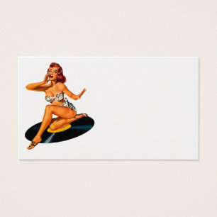 Rockabilly gudinna visitkort