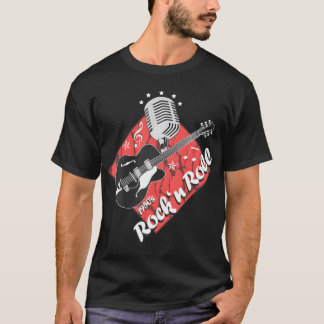 Rockabilly Guitar Rock N Roll Psychobilly T Shirt