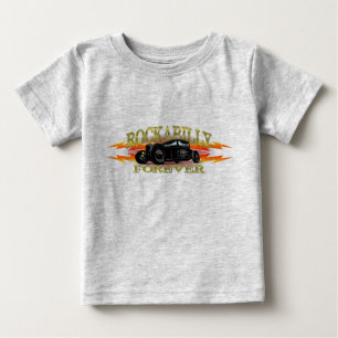 Rockabilly hot rod för Greaser Tee Shirt