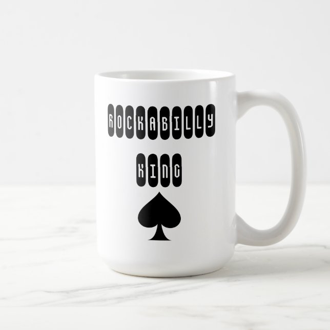 Rockabilly Kung Mugg med Spade (Höger)