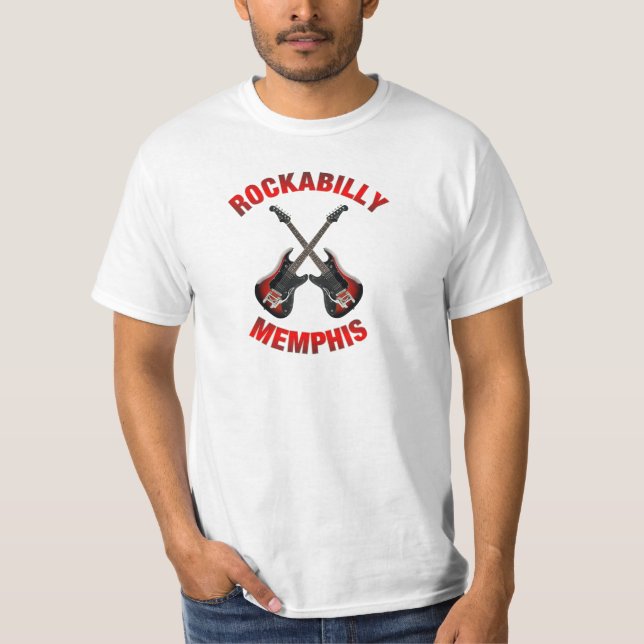 Rockabilly musik Memphis Tee (Framsida)