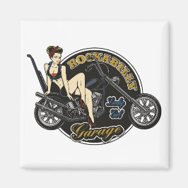 Rockabilly Pinup Girl Magnet