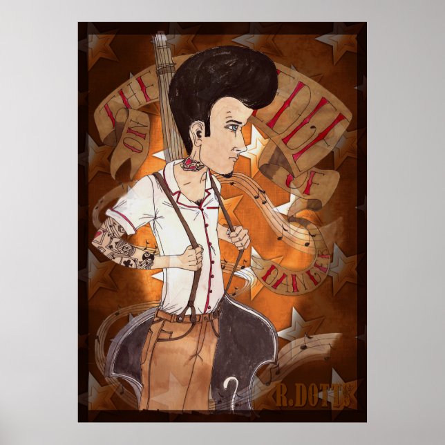 Rockabilly Poster (Framsidan)