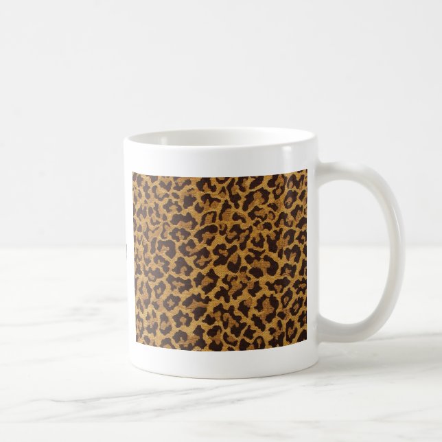 Rockabilly rab Leopard Print Gifts & Collectibles Kaffemugg (Höger)