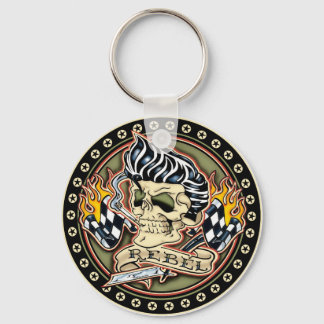 Rockabilly Rebel Keychain Nyckelring