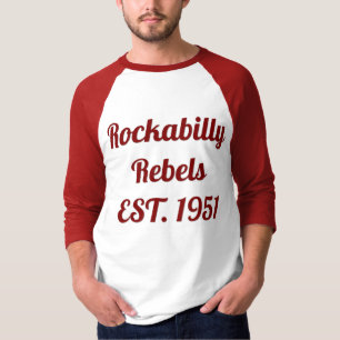 Rockabilly rebell för Retro femtiotal T-shirt