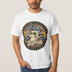 Rockabilly rebellisk skjorta tee shirt