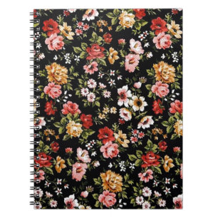 Rockabilly retro femtiotalblommigtdaisy anteckningsbok