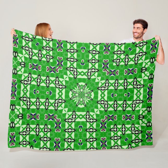 Rockabilly Royal Goblin Satin Foulard Fleecefilt (På plats)