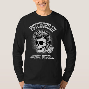 Rockabilly Skull Clothing Psychobilly Rocker Sten T Shirt