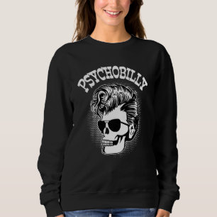 Rockabilly Skull Clothing Psychobilly Sten och Rol T Shirt
