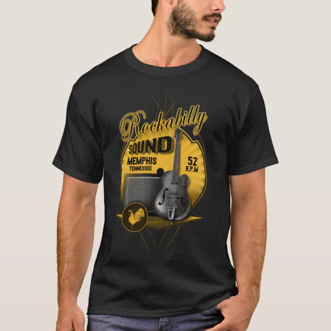 Rockabilly Sound pojkgåva T Shirt (Framsida)