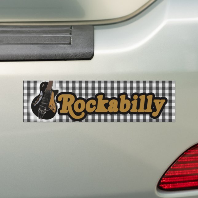 Rockabilly stil bildekal (På Bil)