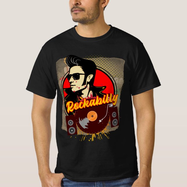 Rockabilly T Shirt (Framsida)