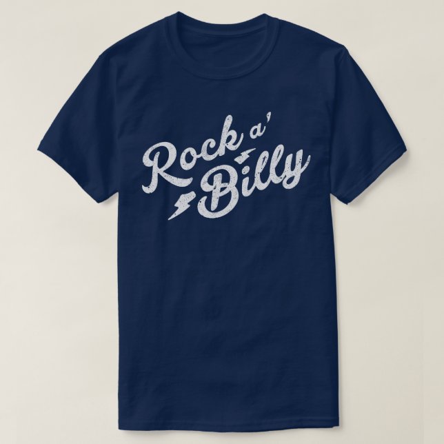 Rockabilly Vintage T Shirt (Design framsida)