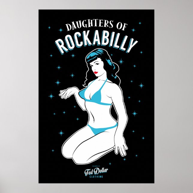 Rockabillys döttrar poster (Framsidan)