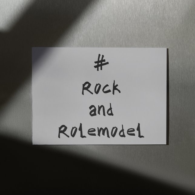 #RockandRolemodel - Black. Kort (Skapare uppladdad)