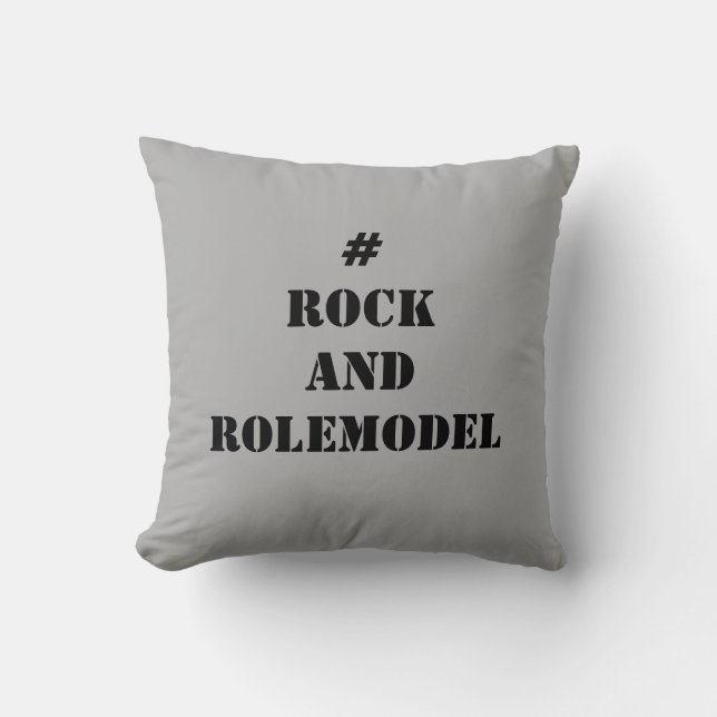 #RockandRolemodel - Black. Kudde (Framsida)