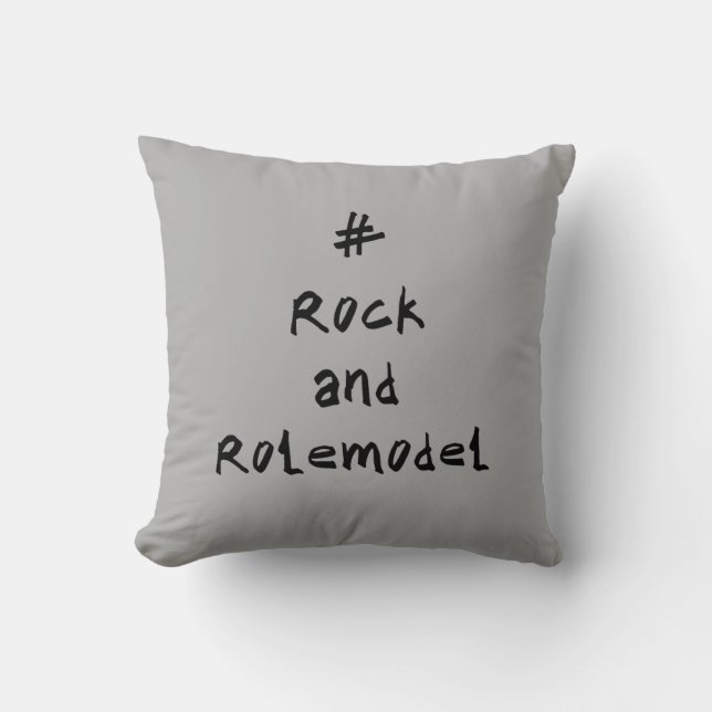#RockandRolemodel - Black. Kudde (Framsida)