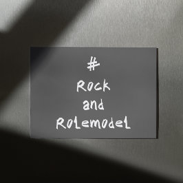 #RockandRolemodel - White. Kort