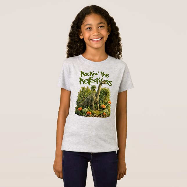Rockar med reptilerna Brachiosaurus T Shirt (Skapare uppladdad)