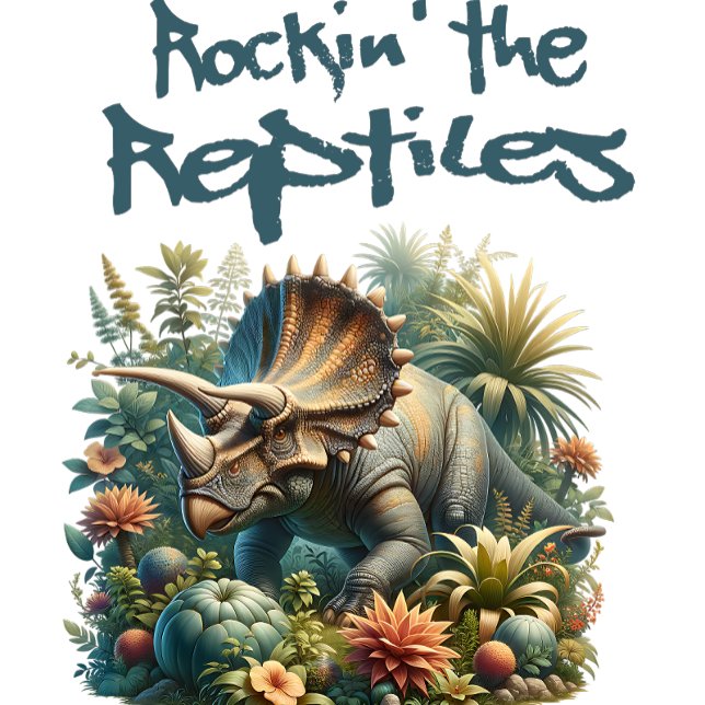 Rockar med reptilerna t shirt (Skapare uppladdad)