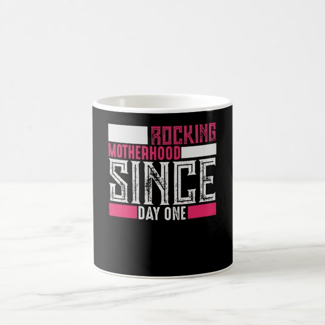 Rockar moderskap sedan dag ett kaffemugg (Center)