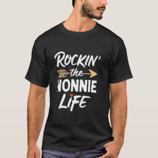 Rockar Nonnie-livet Söt Rockande Cool T Shirt