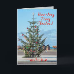 Rockaway Beach, ELLER - ha mycket God jul Helgkort<br><div class="desc">Ett Patti Barry Photography-julkort som visar stadens gångväg Julgran. Anpassa kortets insida med egen text.</div>