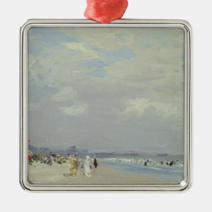 Rockaway Beach (New York) (av E.H. Potthast) Julgransprydnad Metall