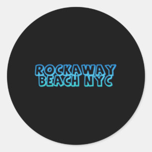Rockaway Beach New York Runt Klistermärke