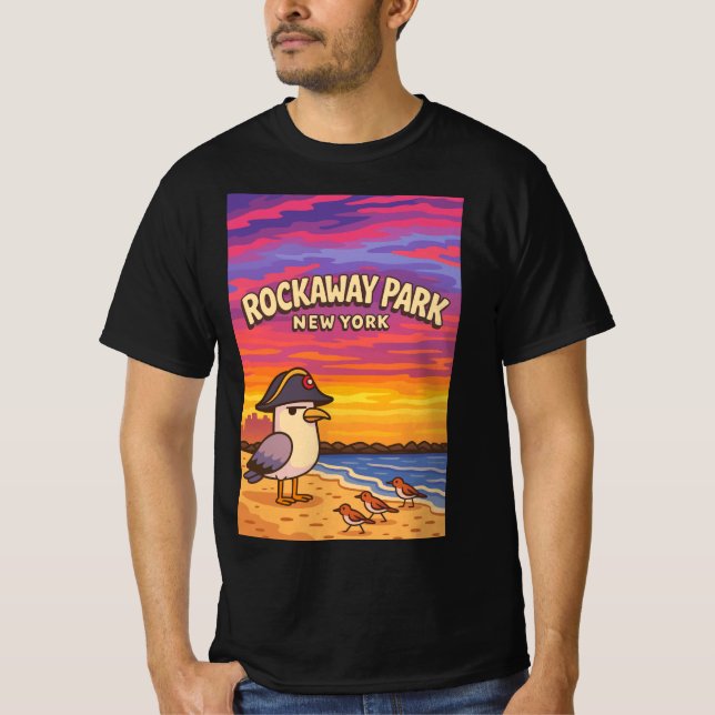 Rockaway, NY T-Shirt Design (Framsida)