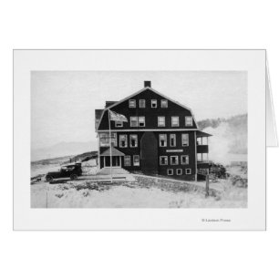 Rockaway, Oregon Sjö Lytle Hotel-fotografi Hälsningskort