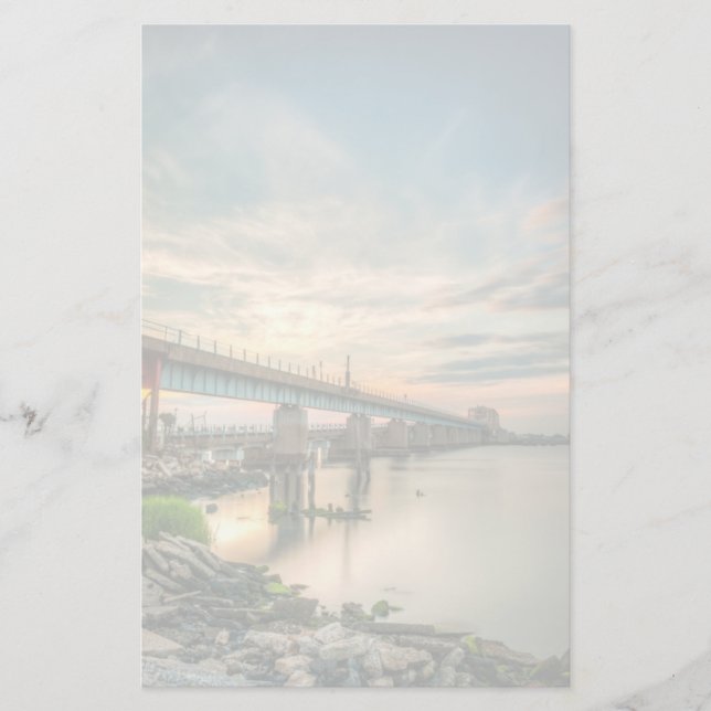 Rockaway Tåg Bridge Brevpapper (Framsida)