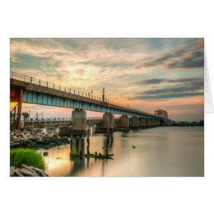 Rockaway Tåg Bridge Hälsningskort