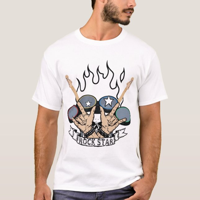 Rockband Tee Shirt (Framsida)