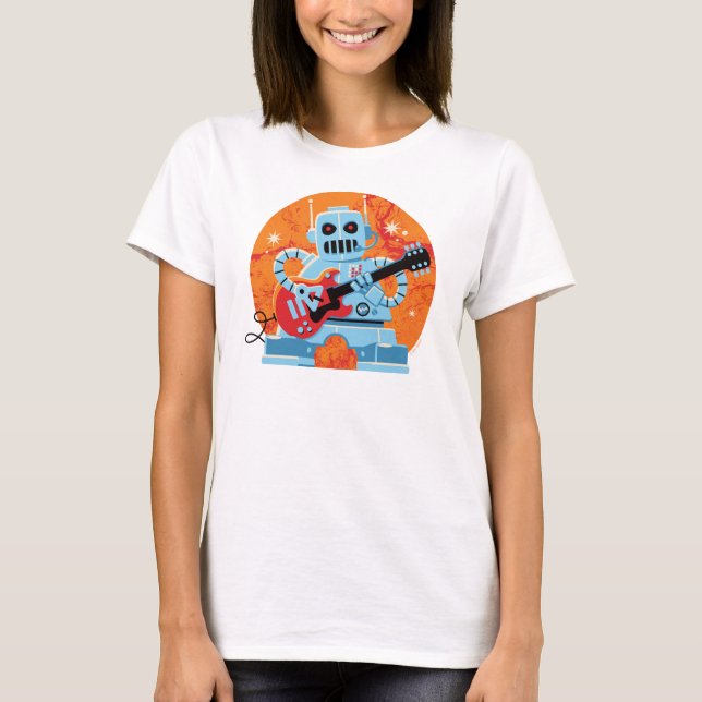 Rockbot flickaT-tröja T-shirt (Framsida)
