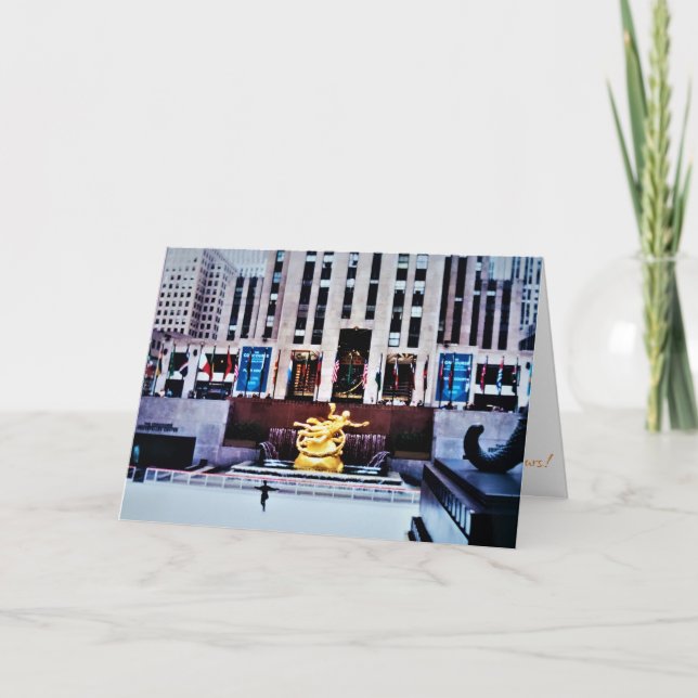 "Rockefeller Center Concourse" julkort Kort (Framsida)