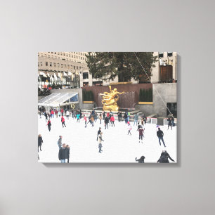 Rockefeller Center Ice Skating Rink jul NYC Canvastryck