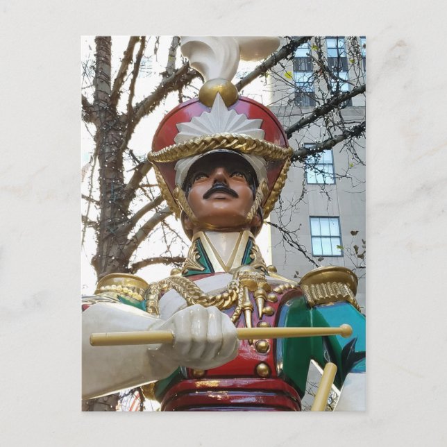 Rockefeller Center jul - Leksaks soldat - NYC Vykort (Framsida)