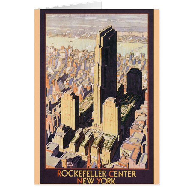 Rockefeller Center New York Hälsningskort (Framsidan)