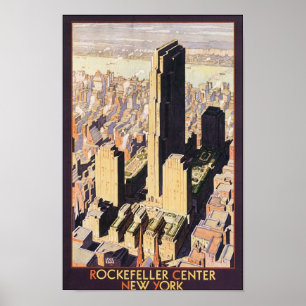 Rockefeller Center New York Poster
