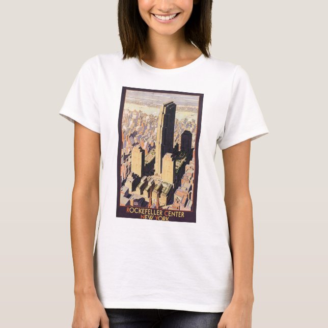 Rockefeller Center New York Tee Shirt (Framsida)
