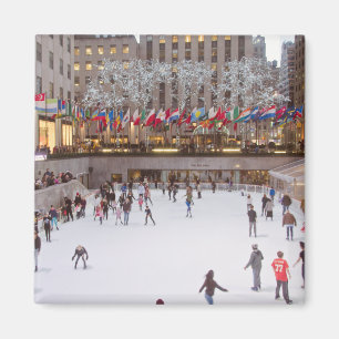Rockefeller Center Skalet Rink Magnet