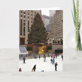 Rockefeller Center Skating Rink NYC jul Helgkort