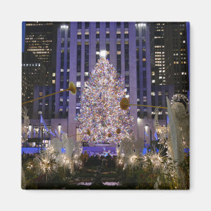 Rockefeller Center's Änglar & Julgran - Magnet