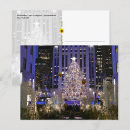Rockefeller Center's Änglar & Julgran - Vykort