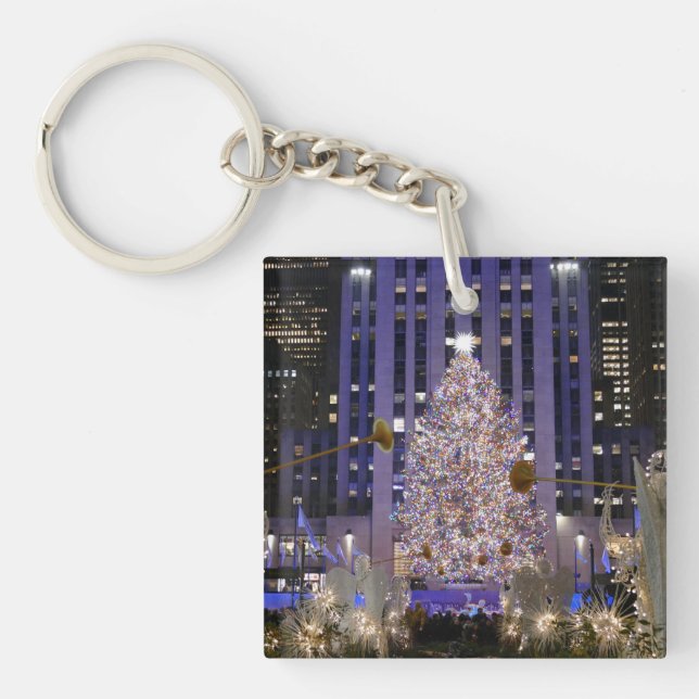 Rockefeller Center's Änglar och jul - nyckelkedja (Framsidan)